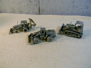 Lot of 3 Precision Pewter Artisans Guild Miniature Model Construction Equipment - Picture 1 of 7