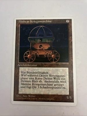 MTG * Mishra's War Machine  NM  Unplayed German FWB  Regular  SellbyCyn - Image 1 of 4