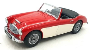 Kyosho 1/18 Scale 08141RW - 1960 Austin Healey 3000 Mk1 - Red/White - Picture 1 of 5