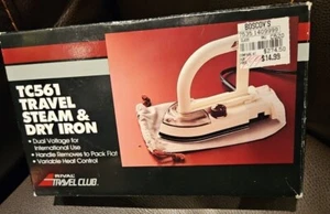 Vintage Rival Travel Club Steam & Dry Iron TC561 New Open Box - Picture 1 of 5