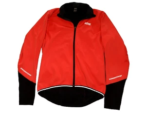 GORE Windstopper Cycling Jacket Light Red Mens Large - Picture 1 of 12