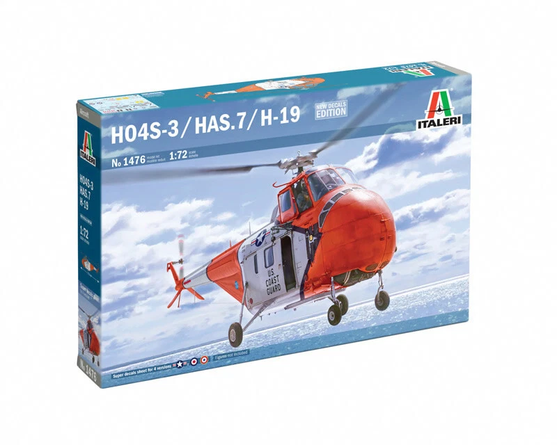 ITALERI 1 72 KIT HELICOPTER BELL HO4S-3 / HAS.7 / H - 19 ART 1476