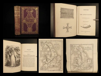 1867 Anglo Saxon ENGLAND Britain Alfred the Great ROME Vikings Palgrave RARE - Image 1 of 4