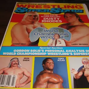 FALL 1983 WRESTLING SUPERSTARS MAGAZINE TOMMY RICH ZBYZKO ATLAS SHEIK ELLERING - Picture 1 of 2