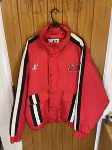 Vintage 90s Indiana Hoosiers Full Zip IU Puffer - Picture 1 of 5