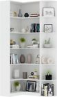 Loomie White Book Shelf, 6 Tiers Shelf Large Tall Corner Etagere Bookcase wit...