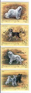 Hungary 2007 Set of 4 Stamps Our living Heritage Dogs MNH Komondor Pumi - Picture 1 of 2