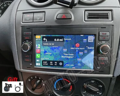 4+64G Carplay Radio For Ford Fiesta MK5 2006-2008 Android 13 Apple Stereo GPS BT