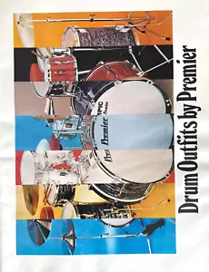 Original 1975 Premier Percussion Drum 8.5"x11" 10 Page Color Catalog - Imagen 1 de 1