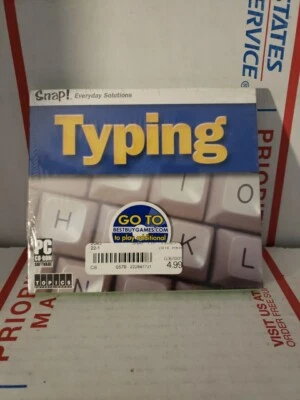 Snap! Typing Software for Windows PC 95/98/ME/NT/2000/XP NEW ~ Shelf137 - Image 1 of 2
