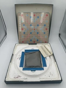 Vintage Scrabble Deluxe Edition 1977 rotierender Plattenspieler Brettspiel komplett - Bild 1 von 5