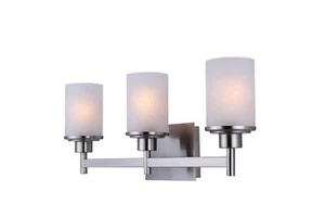 Canarm IVL408A03BN Lyndi 3-Light Bath Vanity, Brushed Nickle - Picture 1 of 3