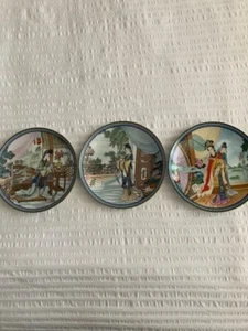 dekoratives Porzellan Teller Set mit Ständer - Bild 1 von 6