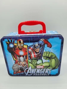 MARVEL AVENGERS ASSEMBLE Metal Tin Lunch Box Collectible. - Picture 1 of 12