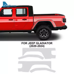 Rear Side Precut Paint Protection Film Clear PPF for Jeep Gladiator 2020-2024 - Picture 1 of 14