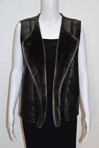 SUSSAN Faux Fur Gilet - Size 10 - EUC - Picture 1 of 10