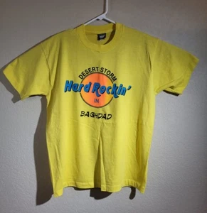 Vintage Hard Rockin' in Baghdad T-Shirt Desert Storm XL Made in USA - Picture 1 of 13