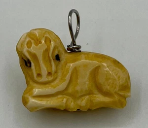 3D Carved Sheep Or Lamb Pendant - Picture 1 of 1