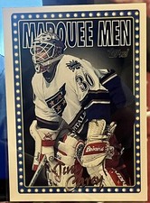 1995-96 Topps Washington Capitals Hockey Card #383 Jim Carey Marquee Men  🥅