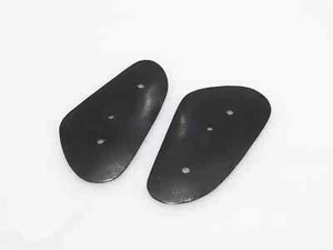 PAIR PETROL TANK KNEE PADS MOUNTING PLATES FOR VINTAGE AJS MOTORCYCLES (1938-56) - Picture 1 of 5