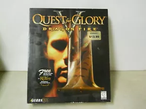 Sierra FX Quest for Glory Dragon Fire PC CD-ROM Computer Video Game Windows Mac - Picture 1 of 10