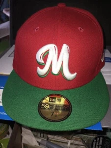 Milwaukee Brewers Red New Era 59Fifty Fitted Hat Cap Size 7 5/8 MLB- Last One! - Picture 1 of 3