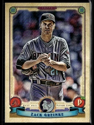 2019 Topps Gypsy Queen Logo Swap Zack Greinke Arizona Diamondbacks #62 - Image 1 of 2