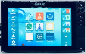 Simrad NSS12 evo2 12" Touchscreen Radar GPS MFD Chartplotter CRACKED - Picture 1 of 8
