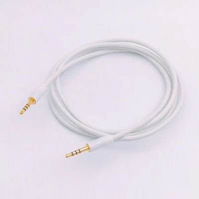 4 Pole Headphone Audio AUX Cable 1meter 2.5mm 14mm long tip Male to 2.5mm male - Image 1 of 4