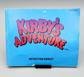 Kirby's Adventure (Instruction Manual Only) Nintendo NES Authentic