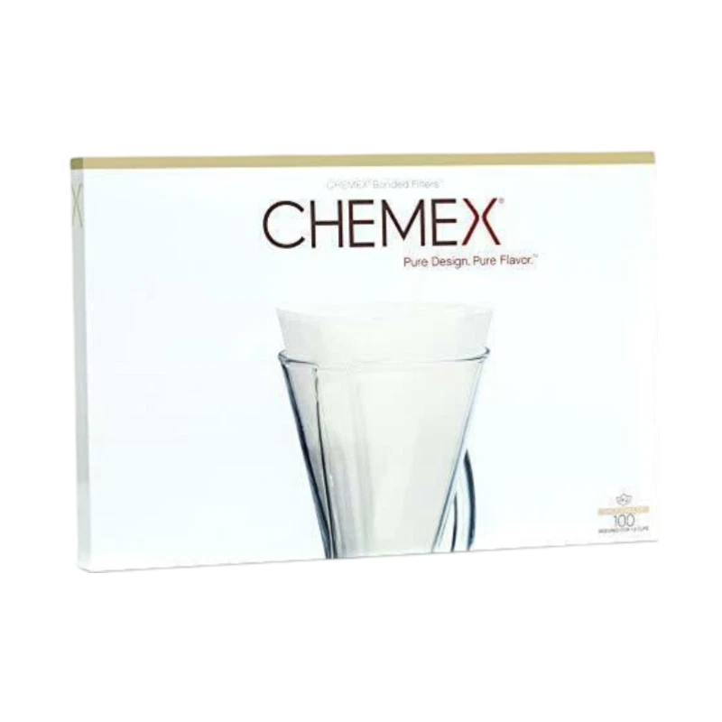 Chemex Un-Folded Half-Moon Filter 100pk Only For 3 Cup Model - image 1 of 1