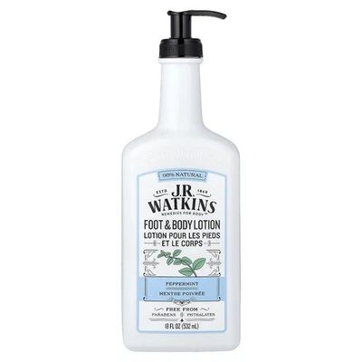 Foot & Body Lotion, Peppermint, 18 fl oz (532 ml) - Image 1 of 2
