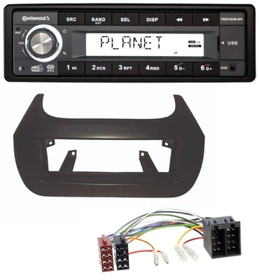 Continental USB 1DIN AUX DAB MP3 Autoradio für Citroen Nemo Fiat Fiorino Qubo Pe - Bild 1 von 4