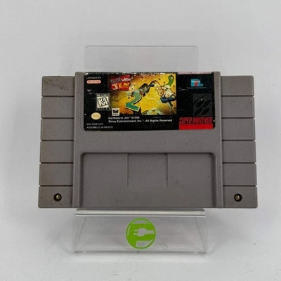 Earthworm Jim 2 (Super Nintendo SNES, 1995) - Image 1 of 3