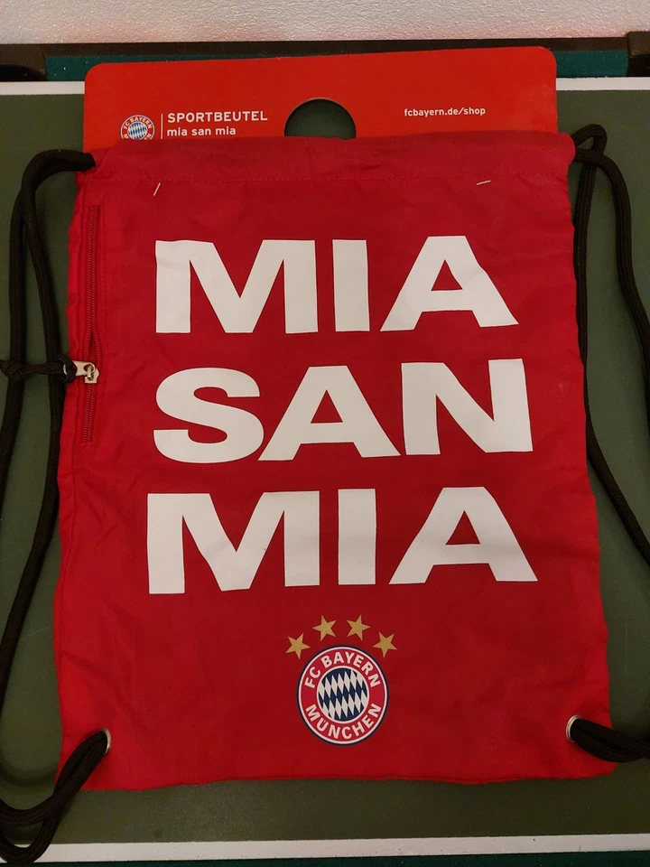 FC Bayern München Sportbeutel Turnbeutel Sporttasche - Mia San Mia - Neu & OVP - Bild 1 von 1
