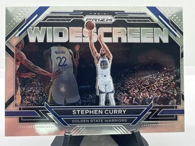 2022-23 Panini Prizm Widescreen Stephen Curry Golden State Warriors #4 - Image 1 of 2