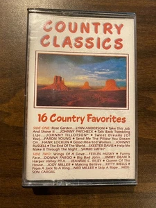 Country Classics – 16 Country Favorites (1985, K-tel BU 4824) Cassette EX - Imagen 1 de 6