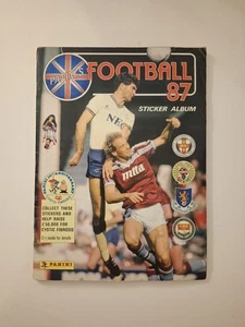 Panini Football 87 Sticker Album 75 Percent Complete Soccer Maradona - Picture 1 of 24