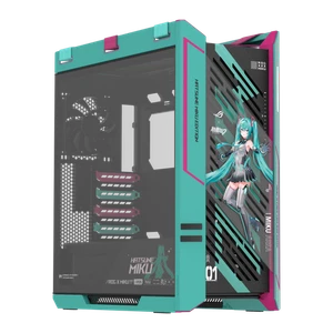 Presale ASUS ROG Strix Helios II Hatsune Miku Edition Case - Picture 1 of 8