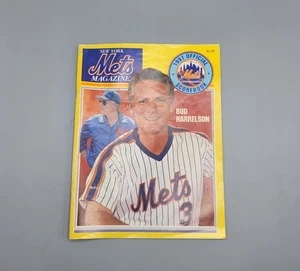 1991 New York Mets Official Scorebook Magazine Bud Harrelson Cover - Picture 1 of 3