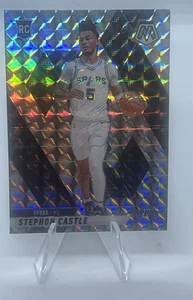 2024-25 Panini Mosaic - Stephon Castle Silver Mosaic Prizm RC #236 Spurs - Picture 1 of 2