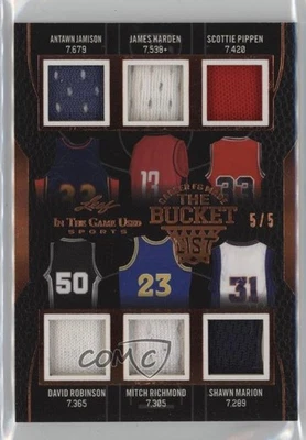 2024 Leaf ITG Usado Esportivo Bronze Holo /5 Antawn Jamison James Harden #TBL-7 HOF - Imagem 1 de 2