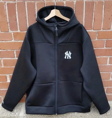 Chaqueta con capucha New York Yankees para hombre 3XL cremallera completa negra logotipo de Nueva York Antigua Foto 1 de 4