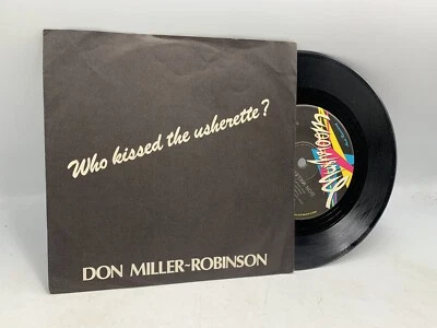 Don Miller-Robinson – Who Kissed The Usherette? 1983 PRESS 7" VINYL LP RECORD - Image 1 of 4