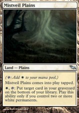 4x NM-Mint, English Regular Mistveil Plains Shadowmoor magicmtg