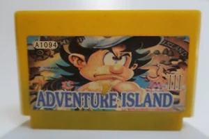 Adventure Island Famiclone 90`s Pegasus Famicom 60 pin Nes TV Game cartridge - Picture 1 of 3