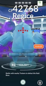 5x Pokemon Shadow Regice Raid Invites Guaranteed Wins GO! WEEKENDS ONLY! - Afbeelding 1 van 1