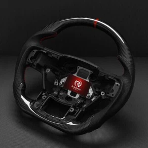Real Carbon Fiber Steering Wheel for 2015-2020 Ford F-150 F150 Raptor W/Heated - Picture 1 of 11