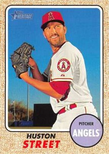 2017 Topps Heritage #356 Huston Street NM-MT Angels