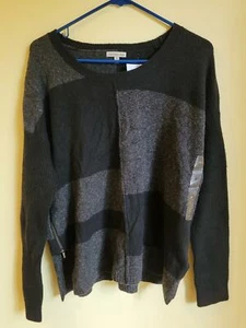 Calvin Klein Jeans Para Hombre Gris/Negro Cepillado Tejido Breather - Talla XL - Nuevo Sin Etiquetas - Imagen 1 de 4